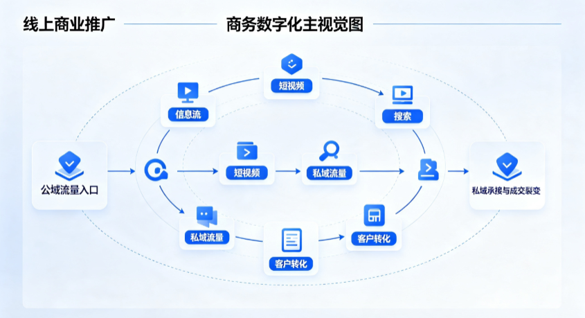 柳城县线上商业推广怎么做？全域流量闭环搭建与低成本转化实战指南